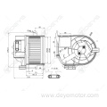 Top selling auto blower motor for RENAULT CLIO